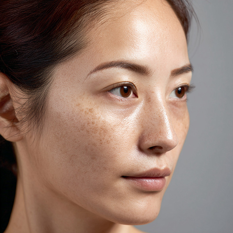 표피층 색소침착 사례